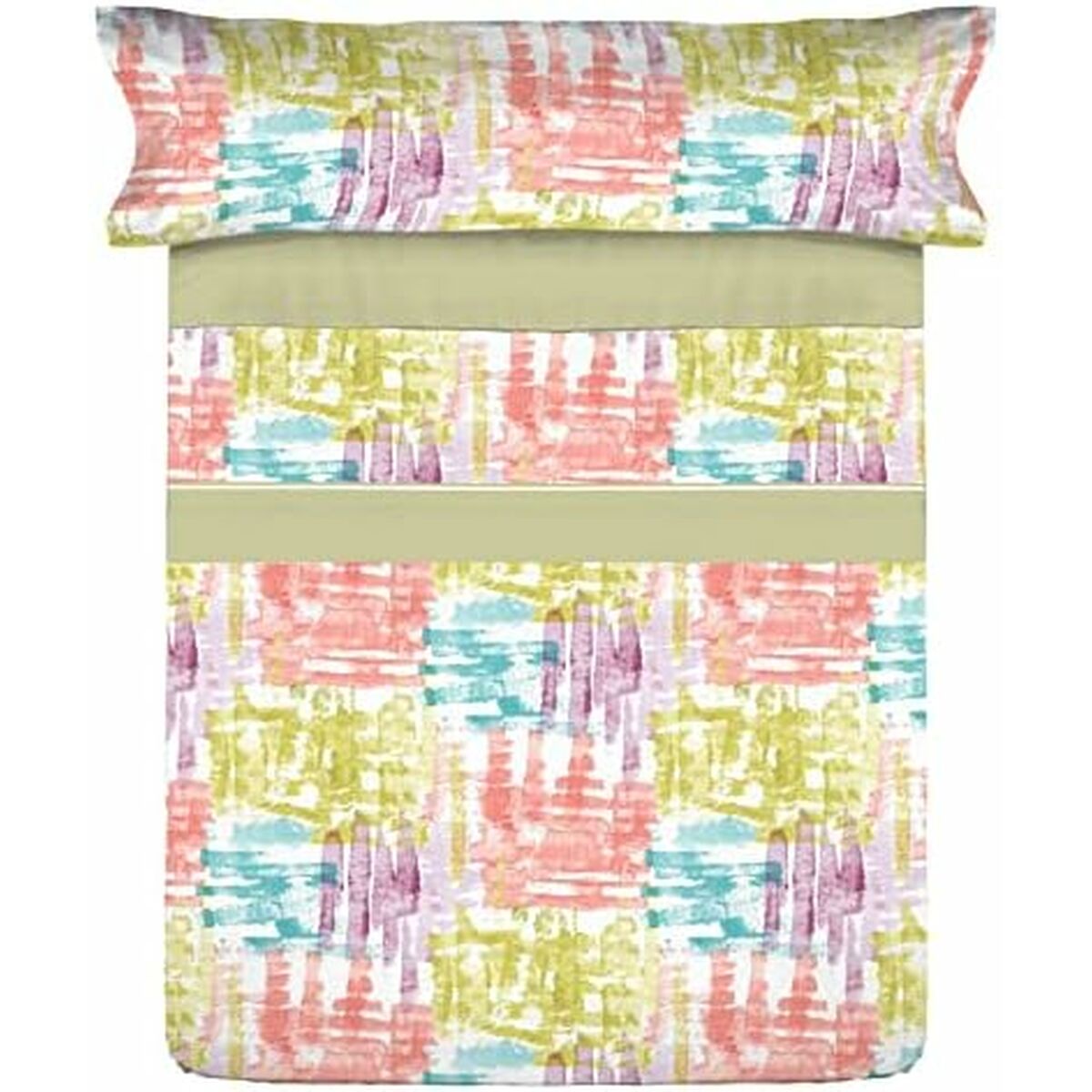 Conjunto de Lençóis Pierre Cardin COLORS Multicolor Solteiro 3 Peças